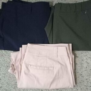 NWOT Womens Sz 16 Lot of 3 Pants, 2 VERY Nice Slacks, 1 Pair Relaxed Fit
